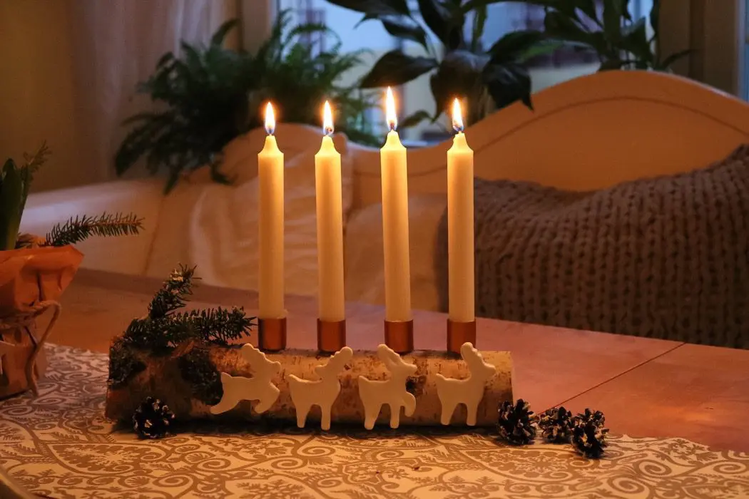 Diy: Adventsljusstake