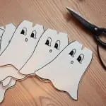 halloweenpyssel: spökljusslinga