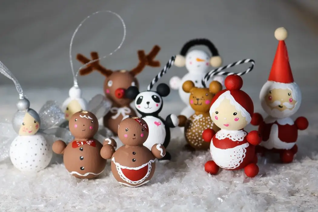 Julpyssla julfigurer