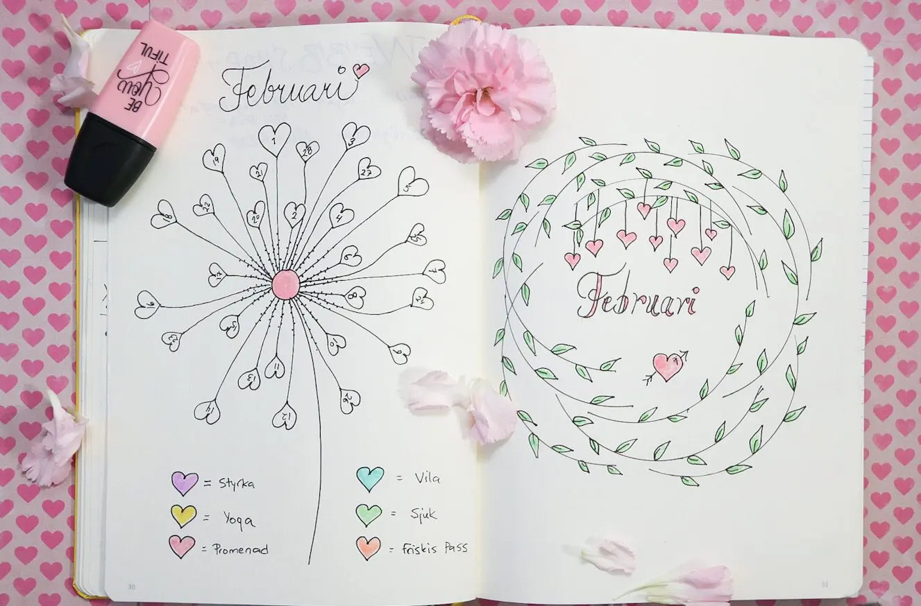 Februari - bullet journal