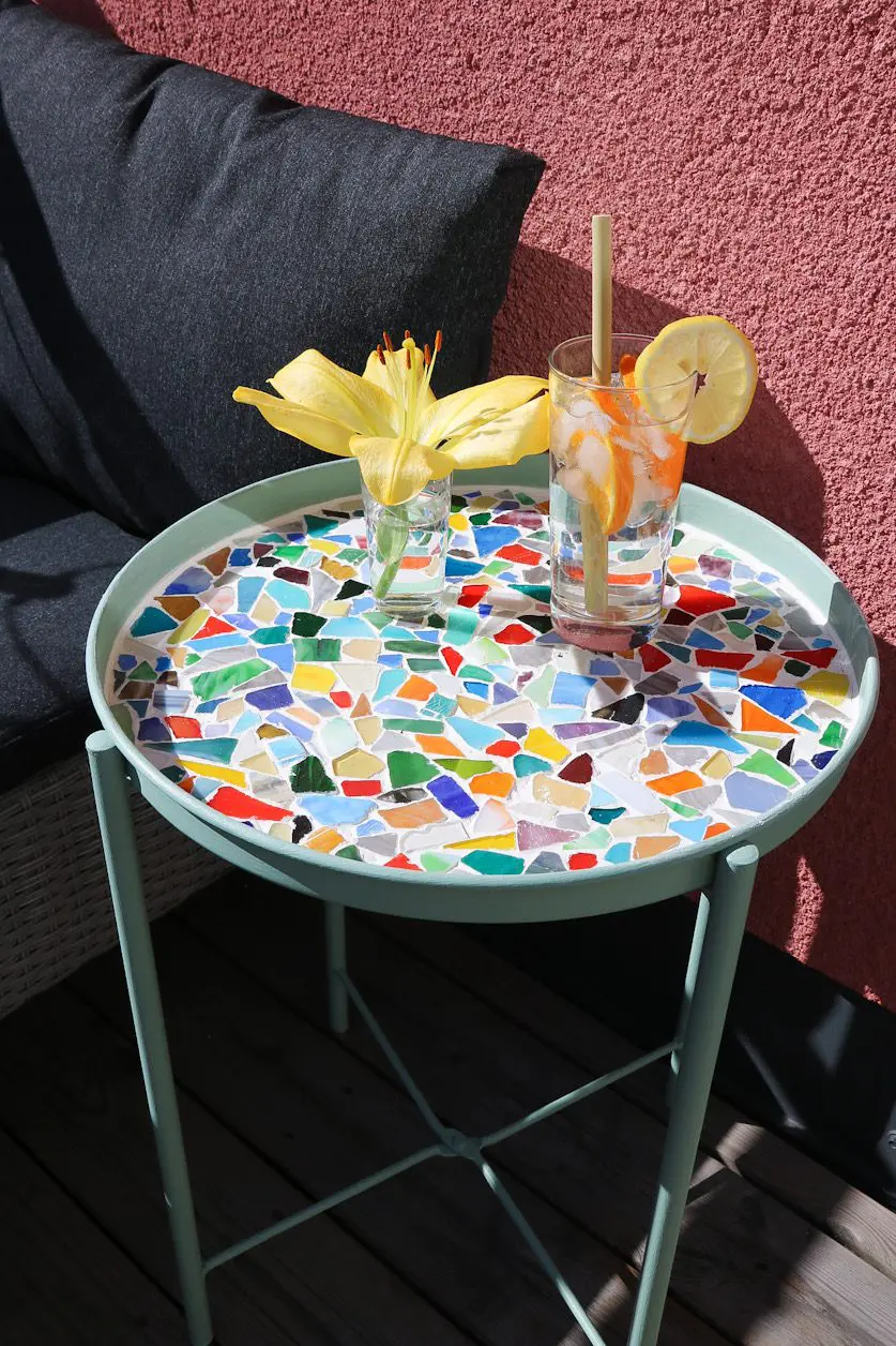 Göra ett mosaikbord