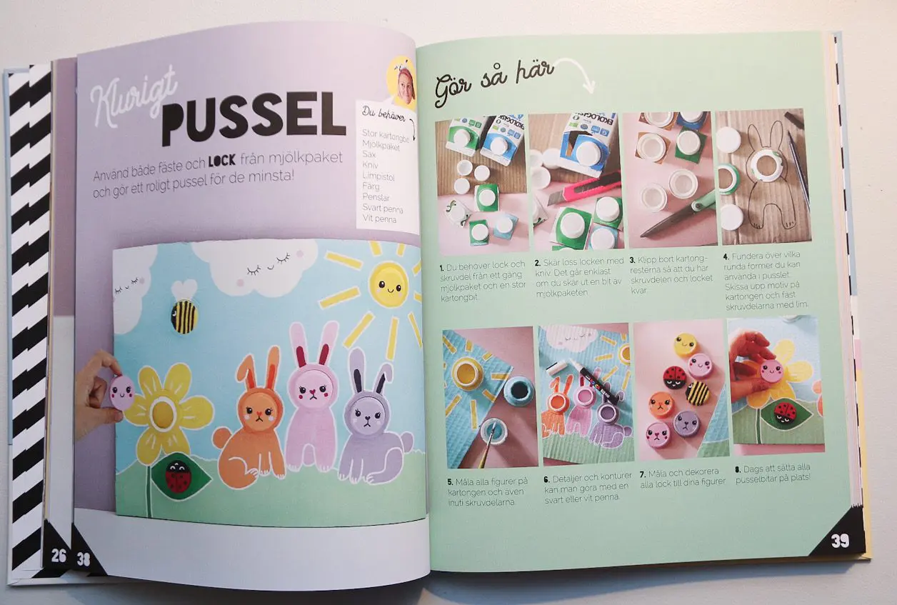 Stora pysselboken återbruk