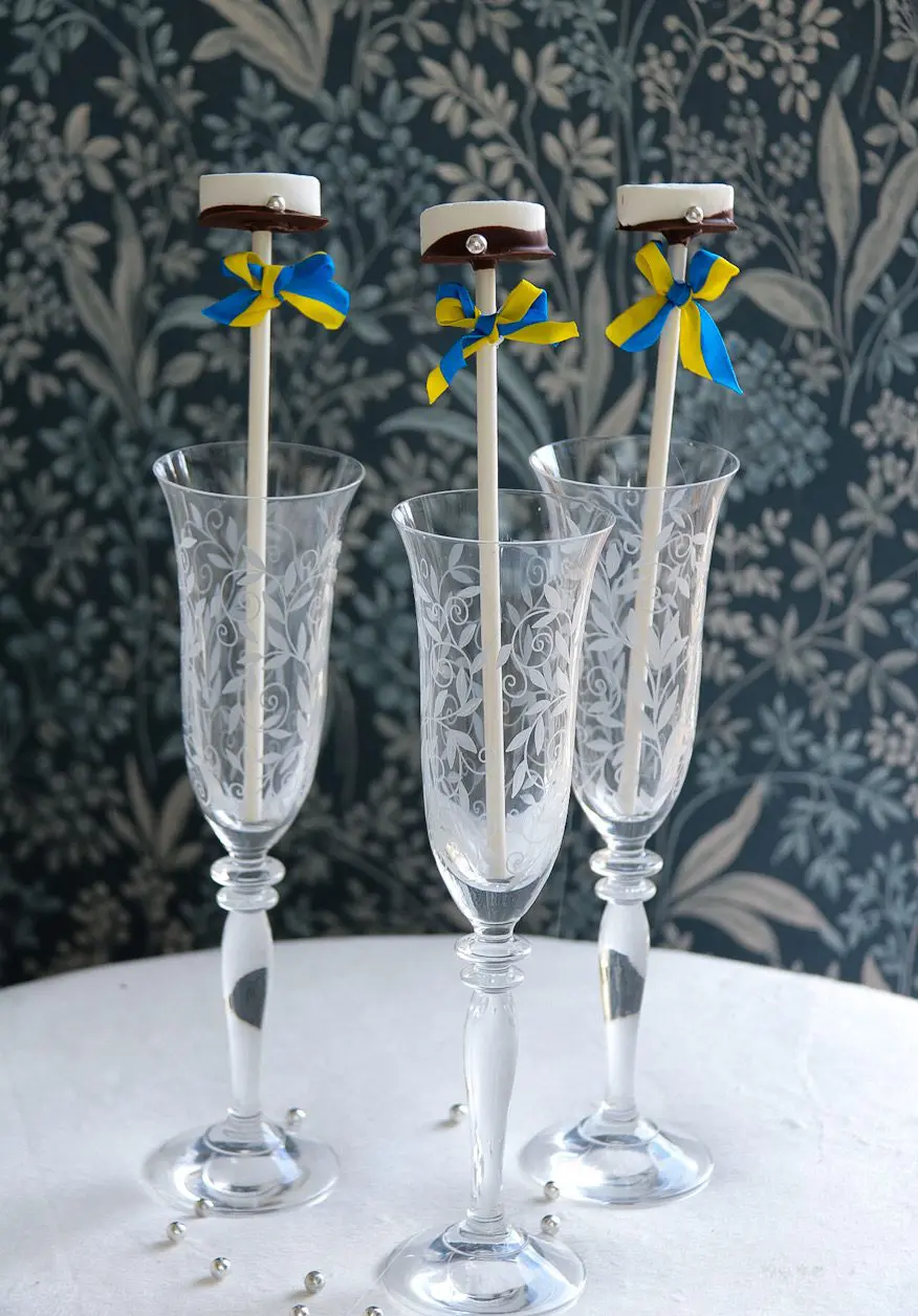Studentmössor av maschmallows