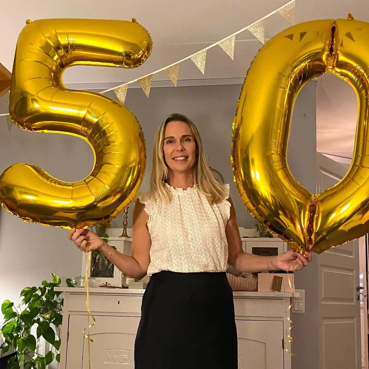 Buffé firande – ballonger och festlig stämning