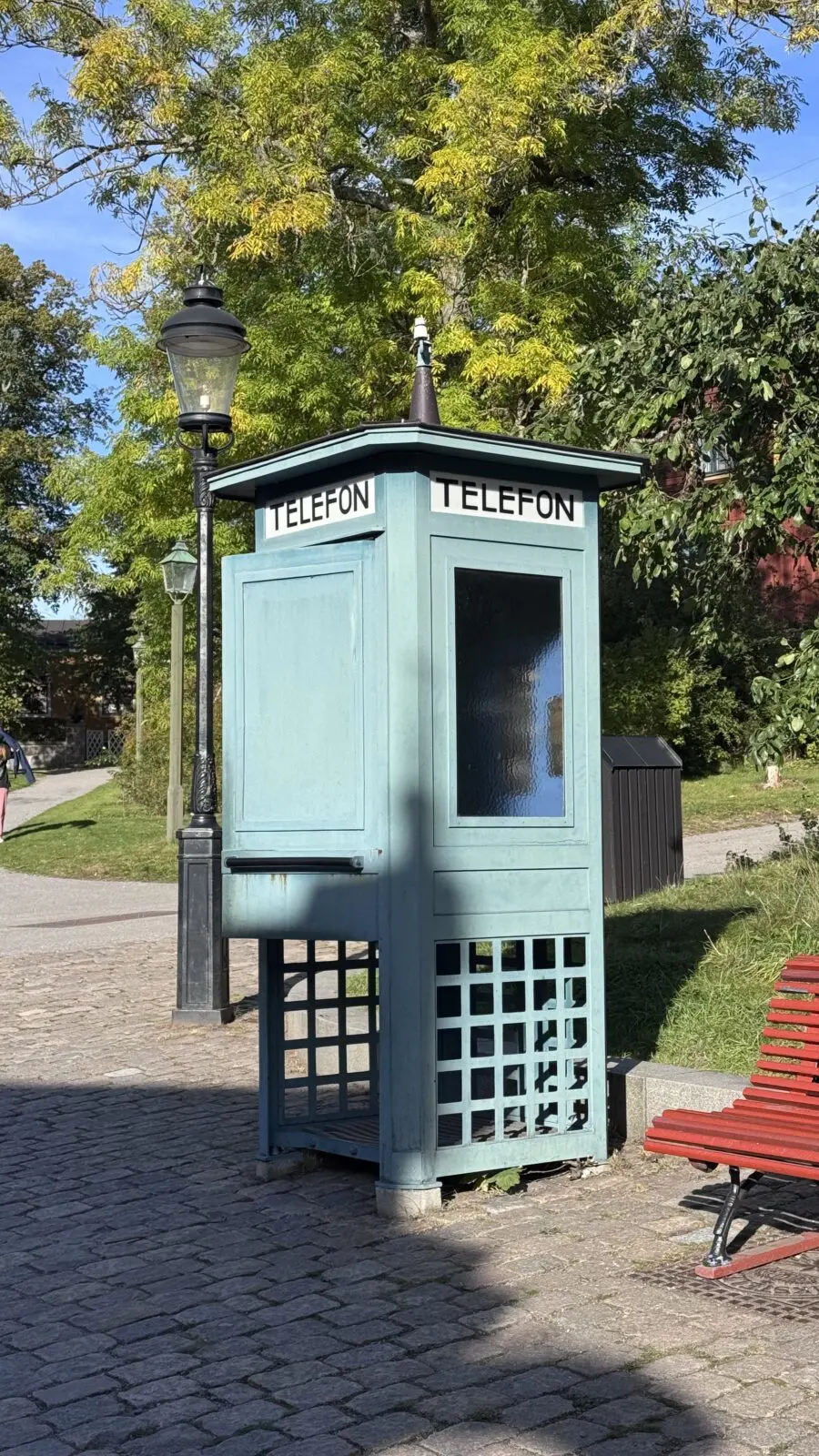 Telefonkiosk på Skansen