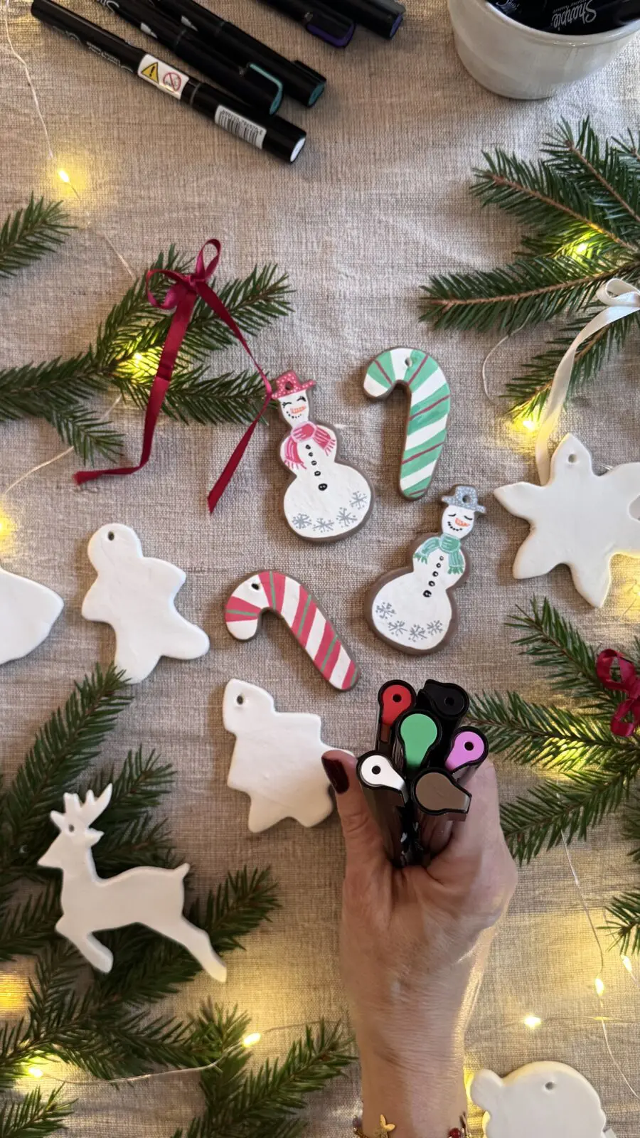 Sharpiepennor och julhängen