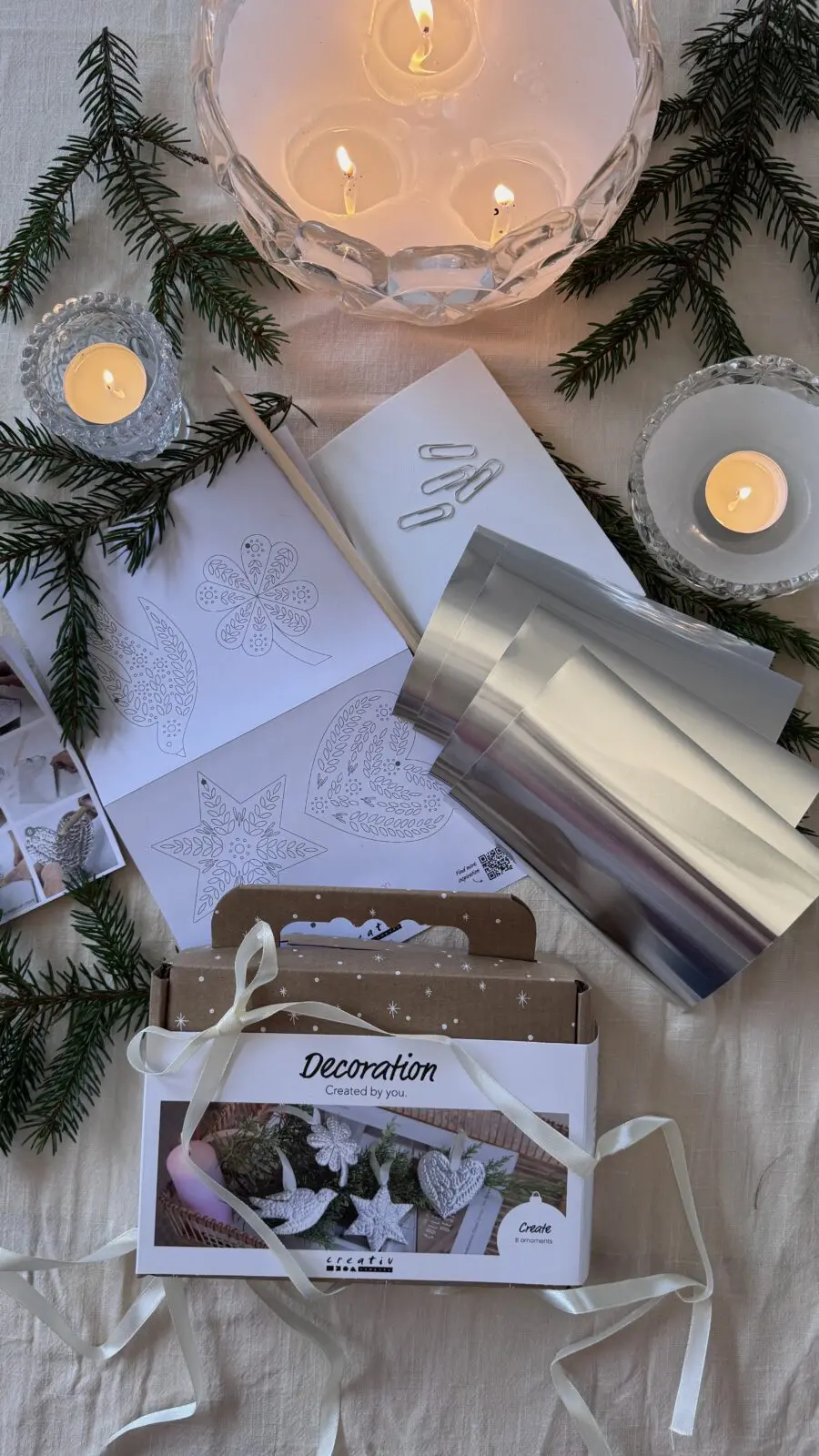 Diykit med metallhängen från CC hobby