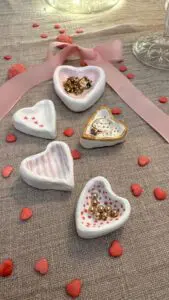 hjärtformade skålar valentine diy för vuxna