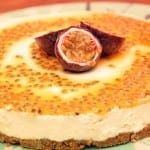 cheesecake passionsfrukt