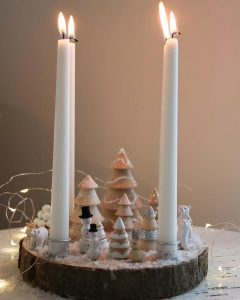 Adventsljusstake Levande Ljus - 10 Diy - Diy Sweden